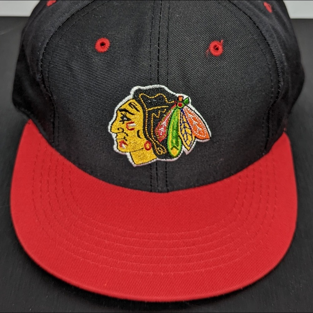 Logo 7 Vintage Chicago Blackhawks SnapBack Hat Kids